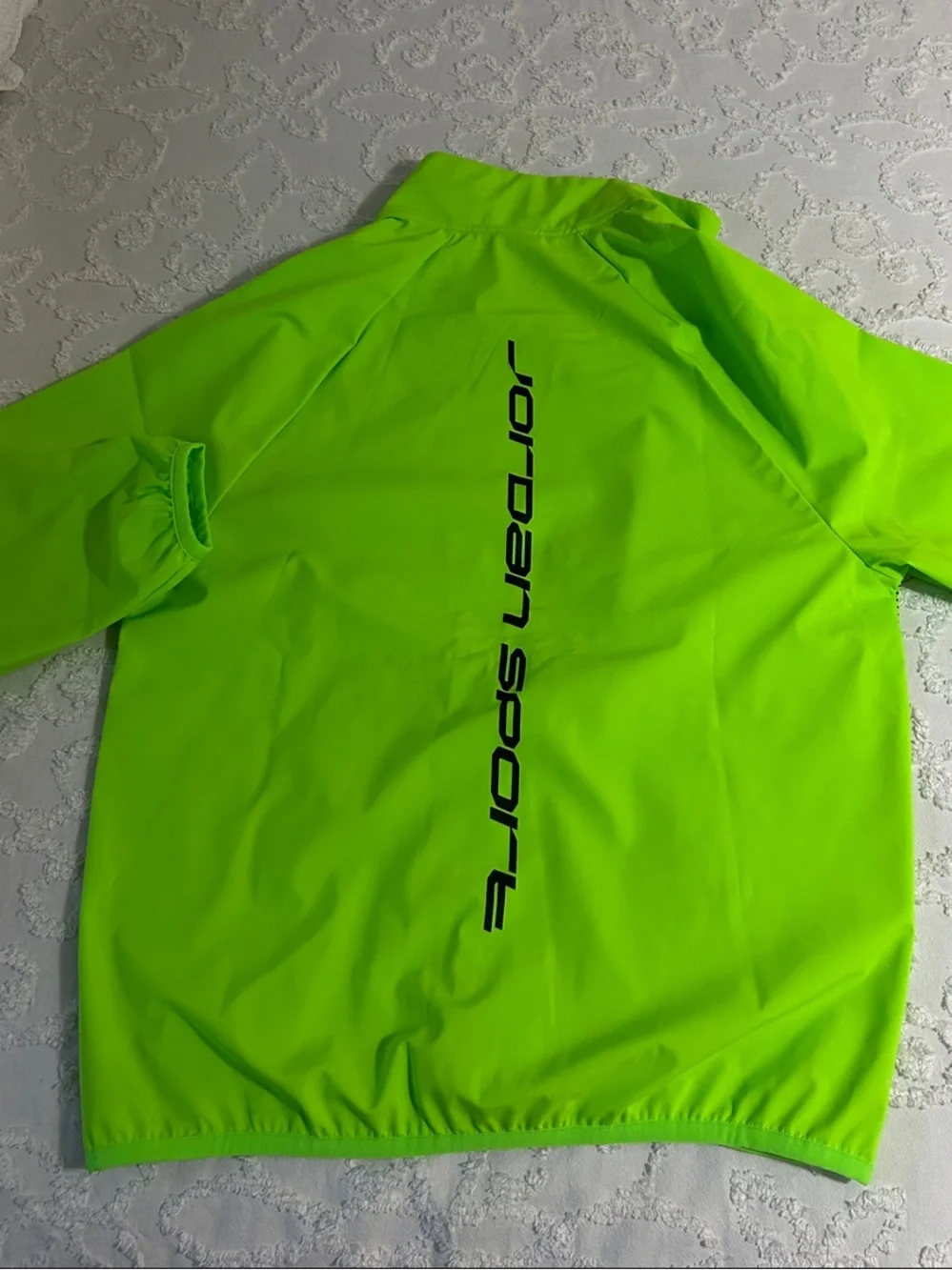 Jordan Neon Green Full-Zip Performance Jacket